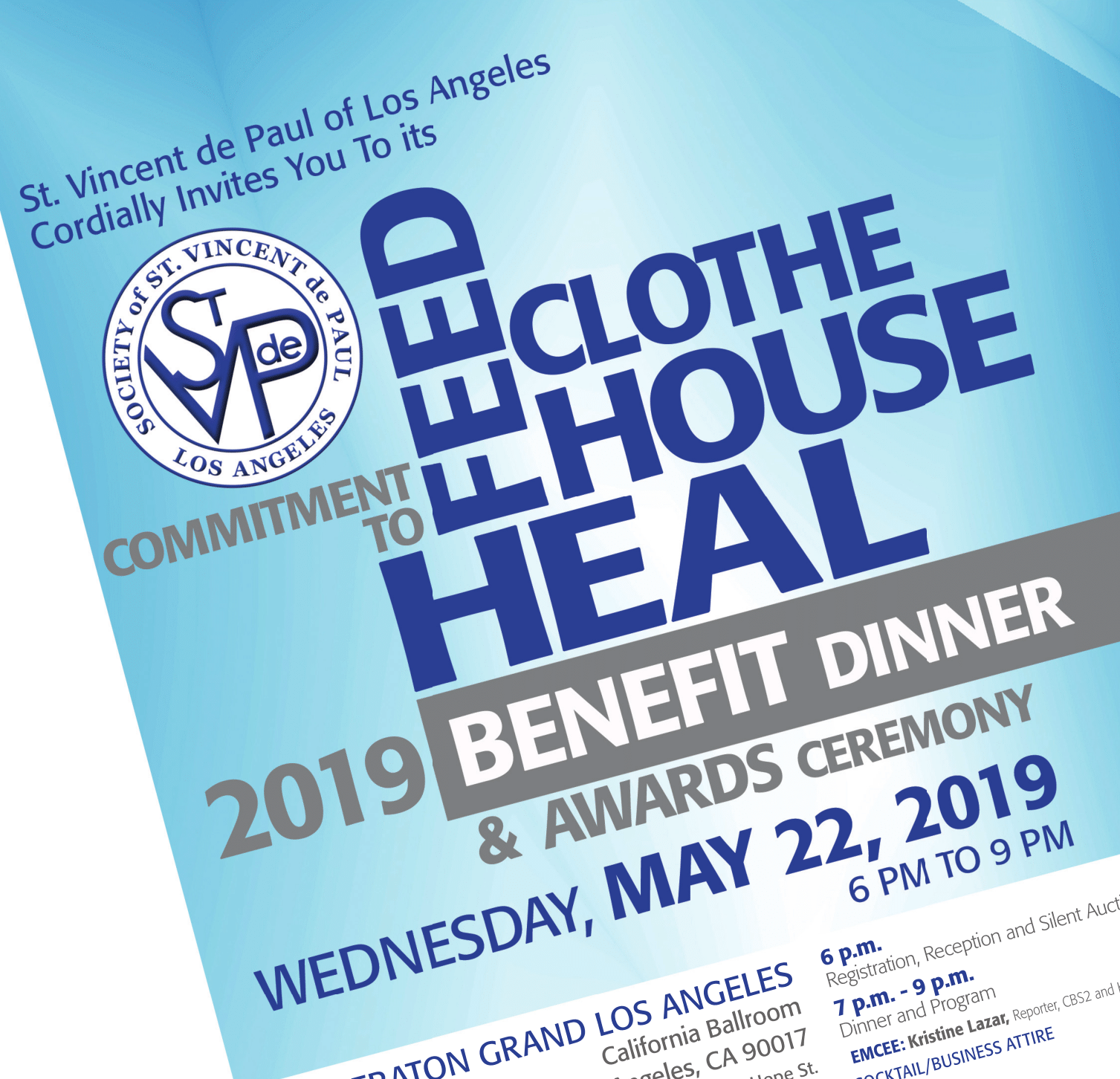 SVdPLA's 2019 Gala Invitation