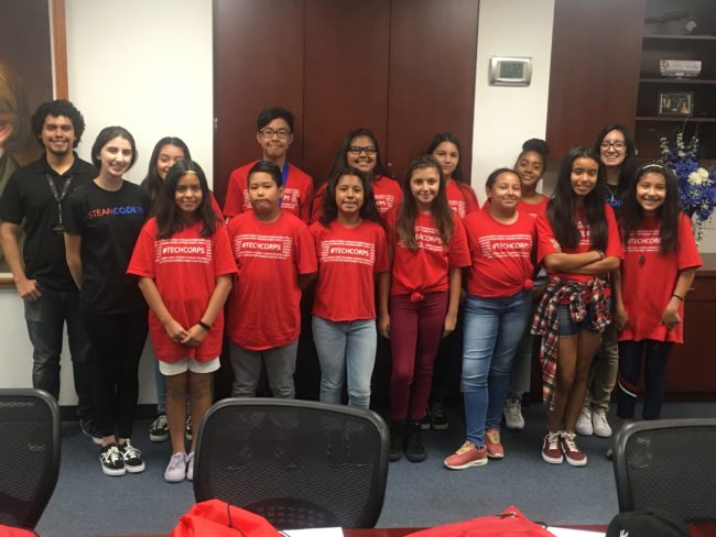 2018 SteamCoders Class Learn how to code at St. Vincent de Paul of Los Angeles