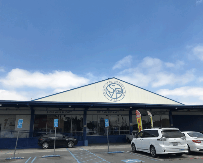 St. Vincent de Paul Thrift Store storefront