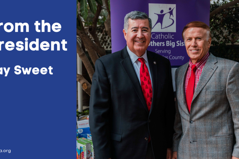 From the President of SVDP Council of Los Angeles, Ray Sweet