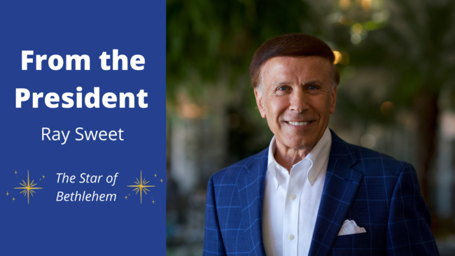 From the President The Star of Bethlehem